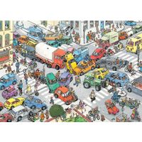 Jumbo Puzzel JvH Verkeerschaos & Ter Land, Ter Zee 2x1000 09.22