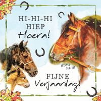Comello Kaart R. Poortvliet B Hi-Hi-Hiep Hoera!