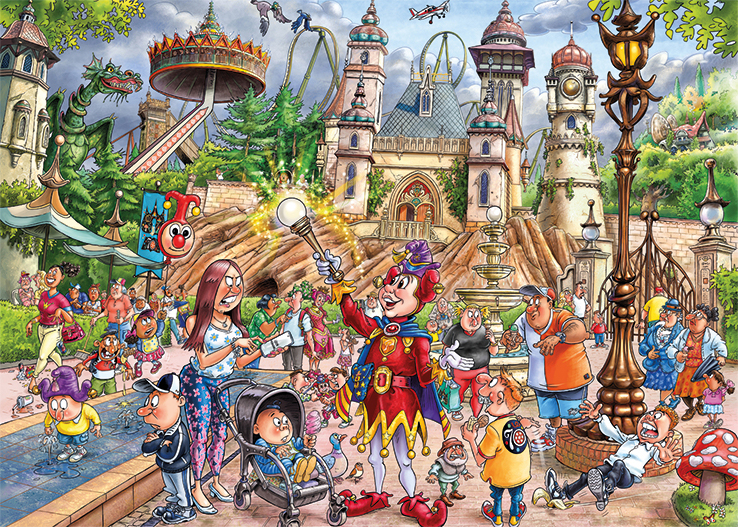 Jumbo Puzzel Wasgij Efteling 1000 05.22