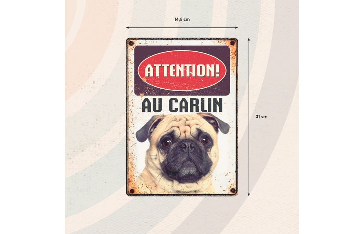 Plenty Gifts Panneau Métallique Carlin