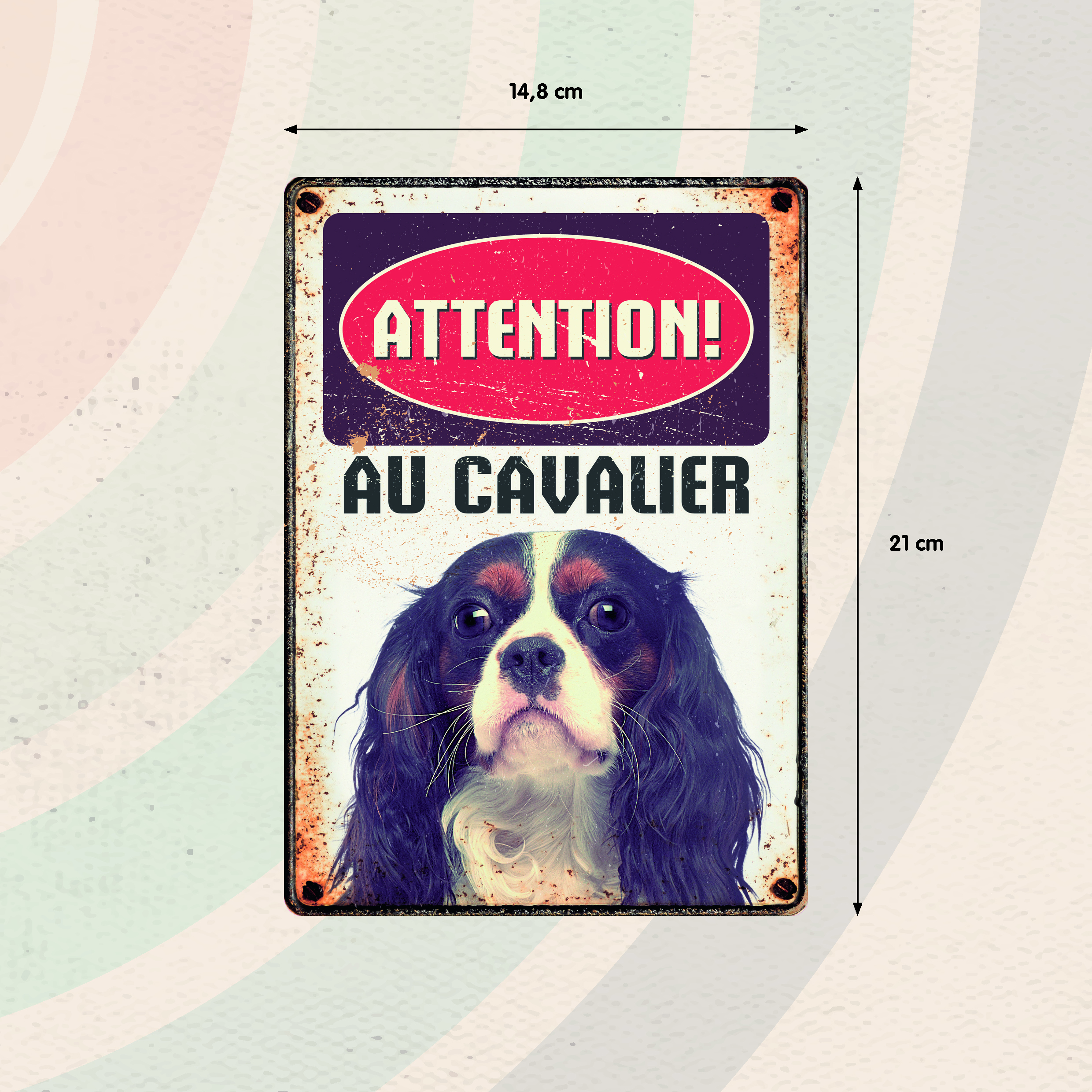 Plenty Gifts Panneau Métallique Cavalier