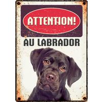 Plenty Gifts Panneau Métallique Labrador