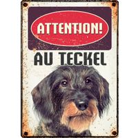 Plenty Gifts Panneau Métallique Teckel
