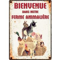 Plenty Gifts Panneau Métallique Ferme