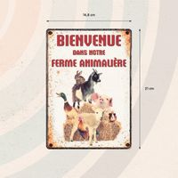 Plenty Gifts Panneau Métallique Ferme