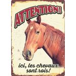 Bord blik Les Chevaux Sont Rois