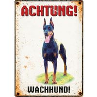 Plenty Gifts Schild Blech Wachhund Stehend