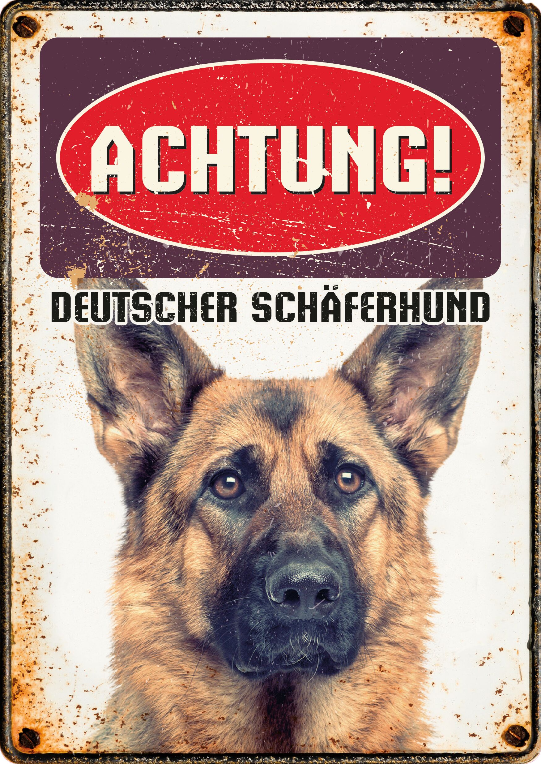 Plenty Gifts Schild Blech Deutscher Schaferhund