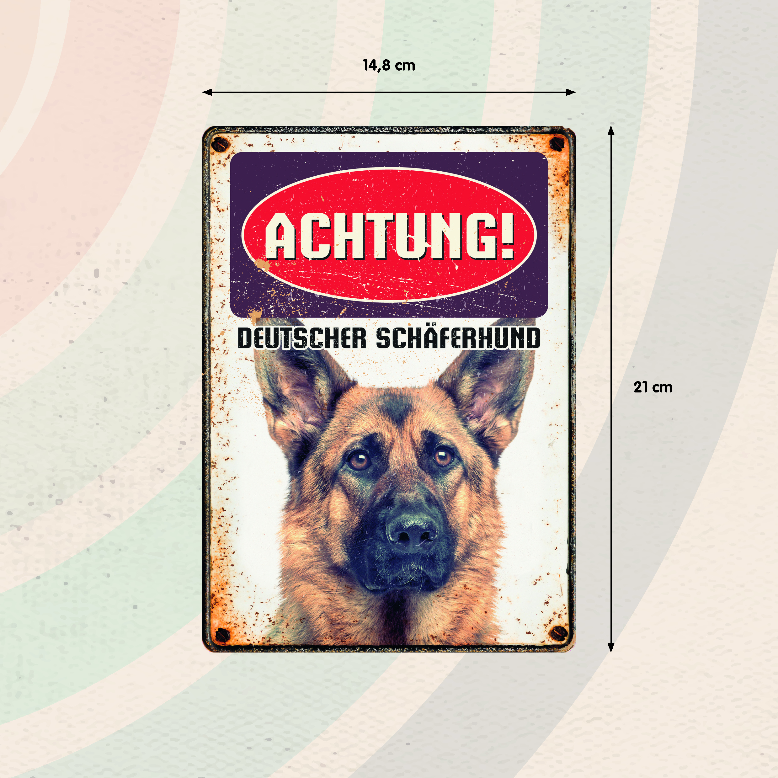 Plenty Gifts Schild Blech Deutscher Schaferhund