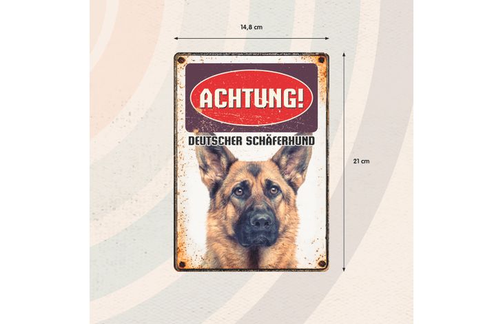Plenty Gifts Schild Blech Deutscher Schaferhund