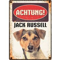 Plenty Gifts Schild Blech Jack Russell