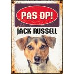 Bord Blik Jack Russell (v)