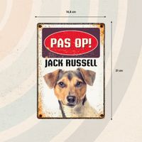 Plenty Gifts Bord Blik Jack Russell (v)