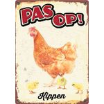 Bord Blik Kippen (v)