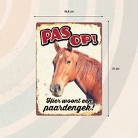 Plenty Gifts Bord Blik Paardengek (v)