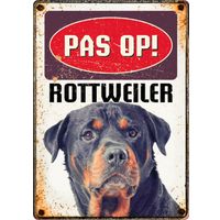 Plenty Gifts Bord Blik Rottweiler (v)
