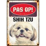 Bord Blik Shih Tzu (v)