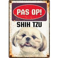 Plenty Gifts Bord Blik Shih Tzu (v)