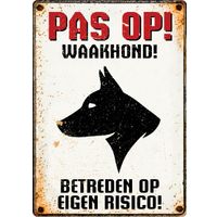 Plenty Gifts Bord Blik Waakhond Profil (v)