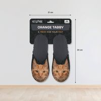 Plenty Gifts Slipper Orange Tabby 39-42