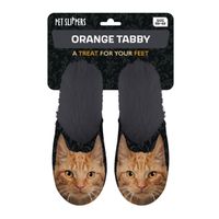 Plenty Gifts Slipper Orange Tabby 39-42