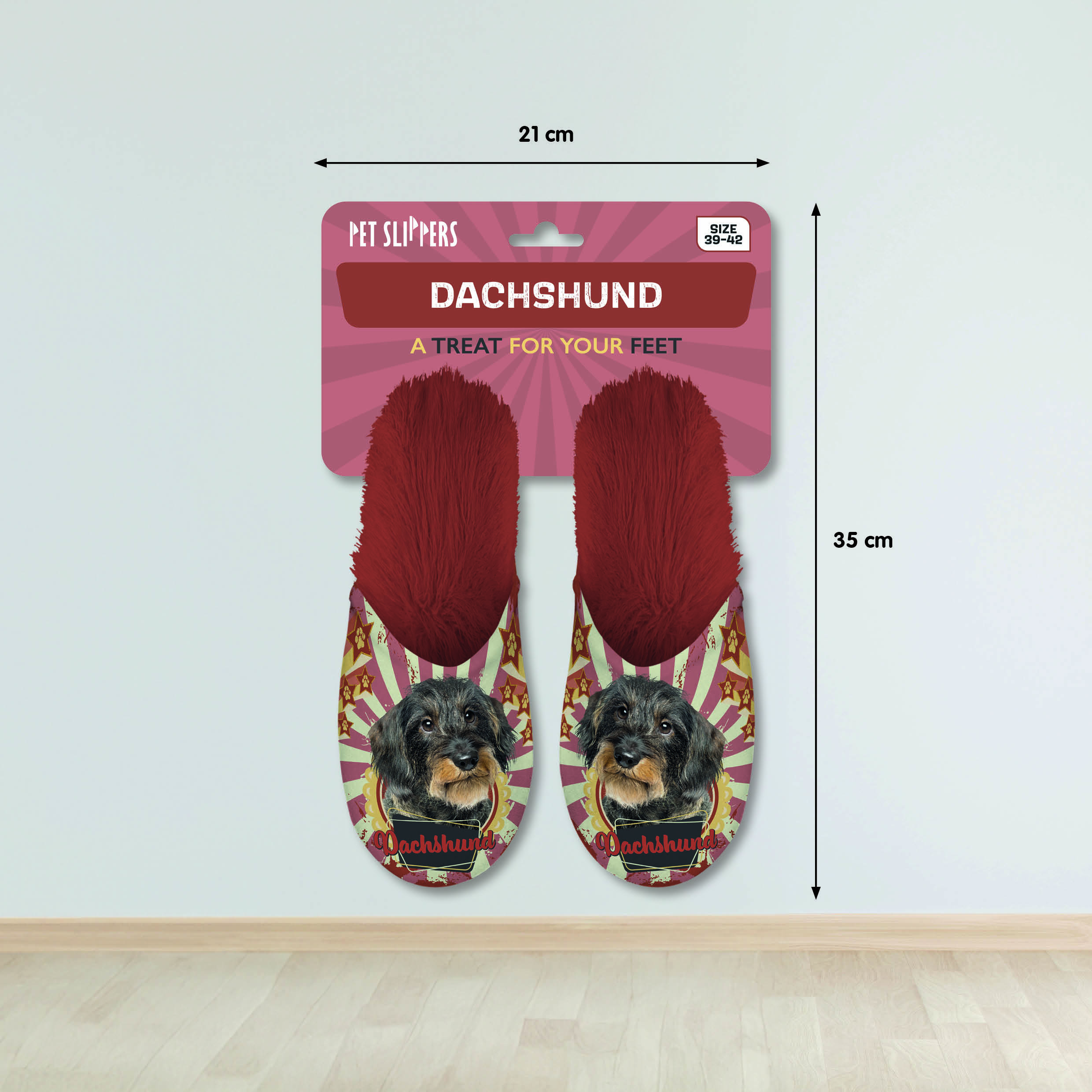 Plenty Gifts Slipper Dachshund 39-42