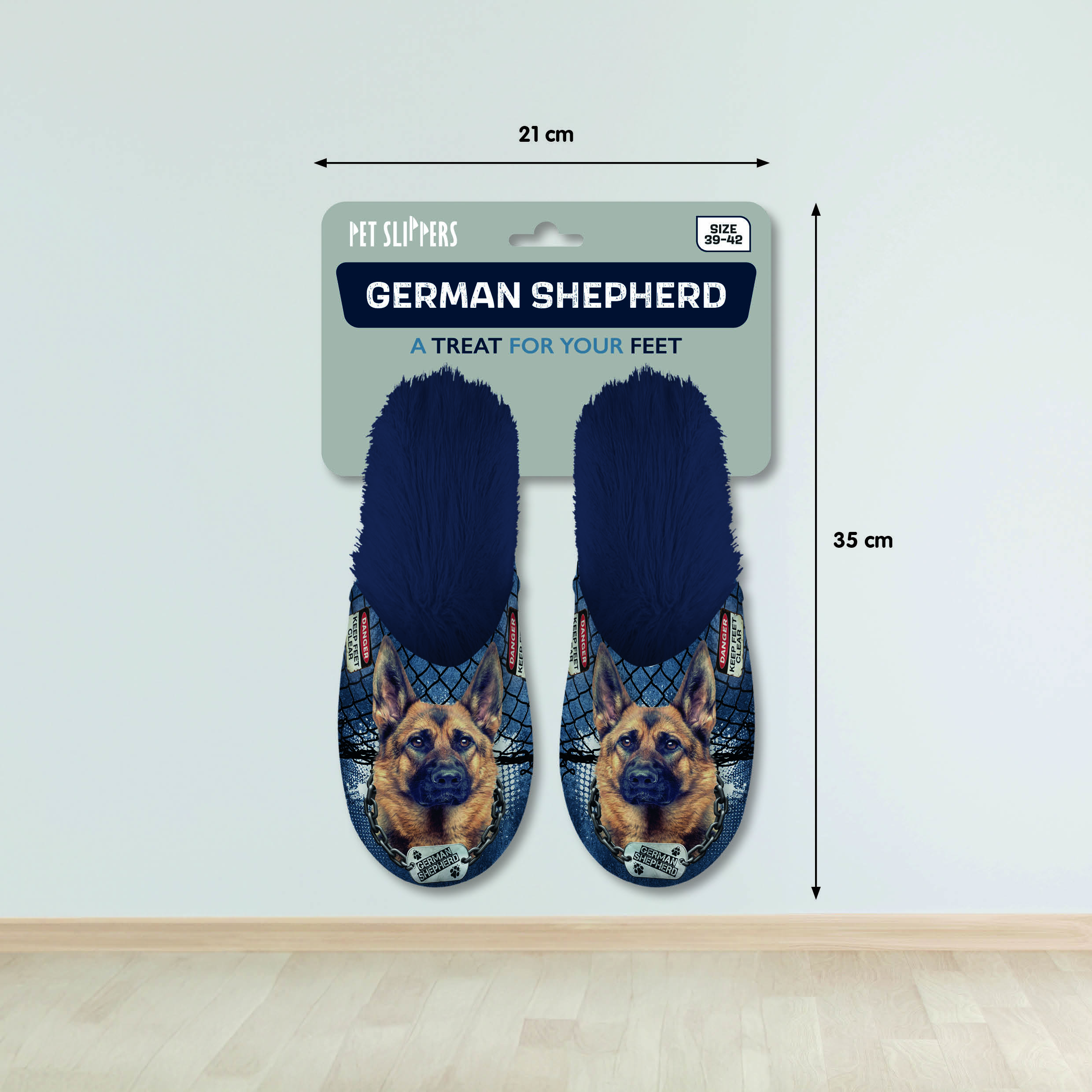 Plenty Gifts Slipper German Shepherd 39-42