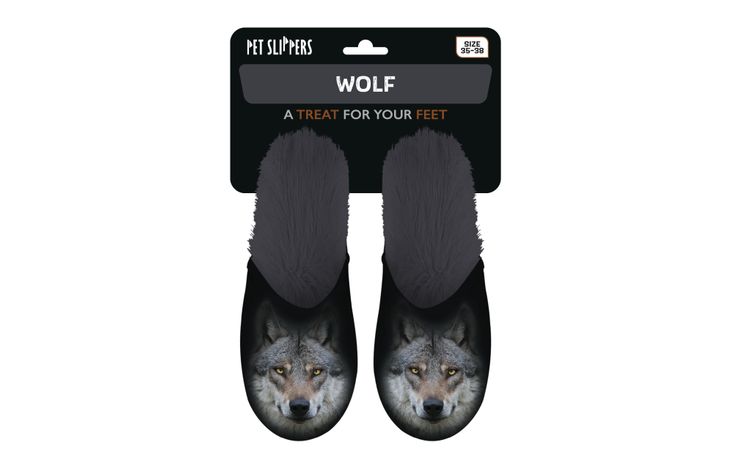 Plenty Gifts Slipper Wolf 35-38
