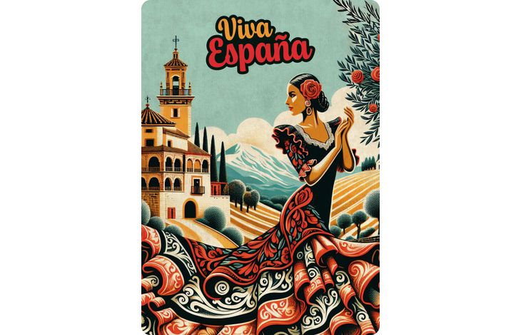 Plenty Gifts Sign Metal Viva España (v)