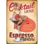 Sign Metal Cocktail Lounge (v)