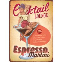 Plenty Gifts Sign Metal Cocktail Lounge (v)