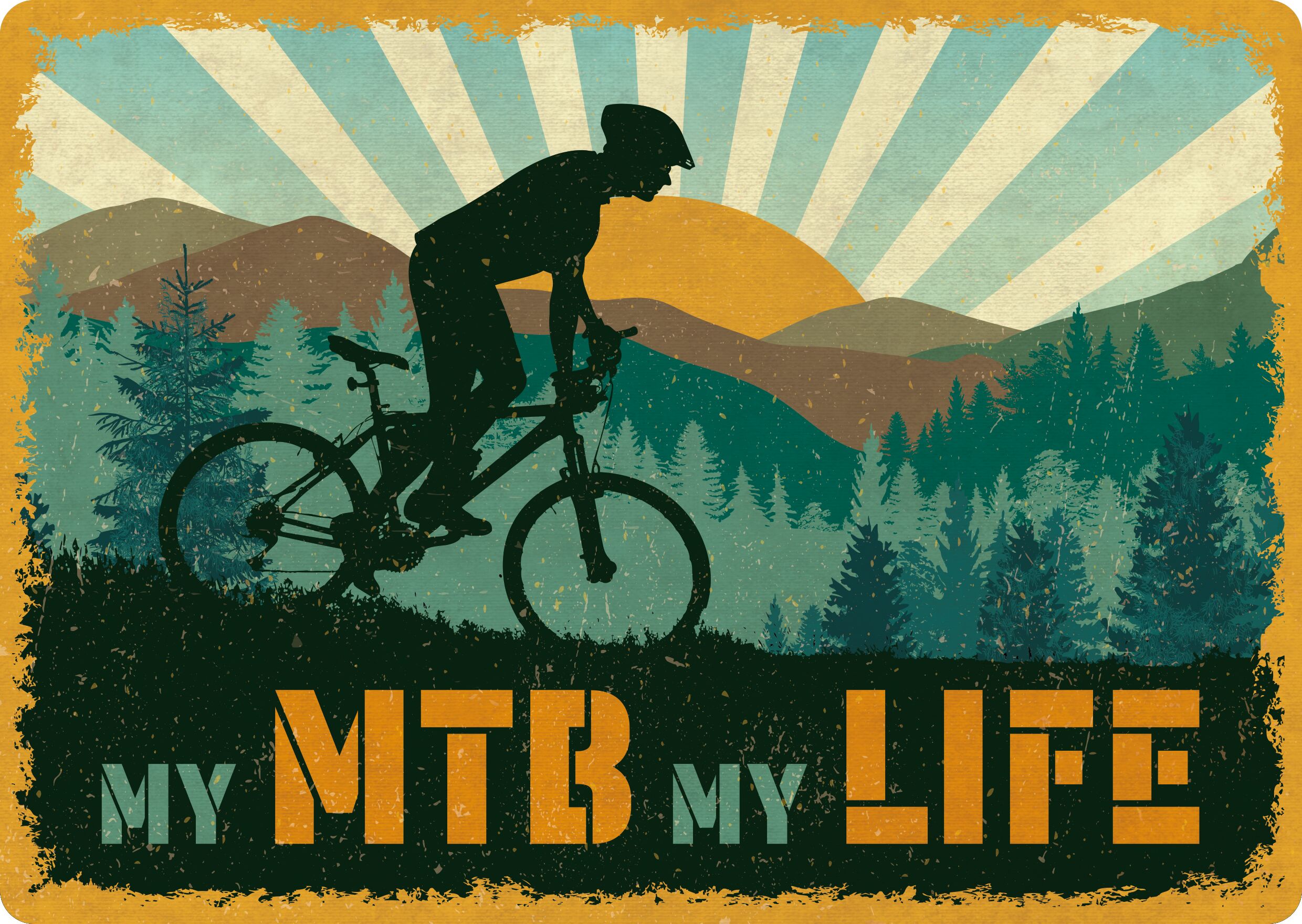 Plenty Gifts Sign Metal My MTB (h)