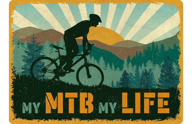 Plenty Gifts Sign Metal My MTB (h)