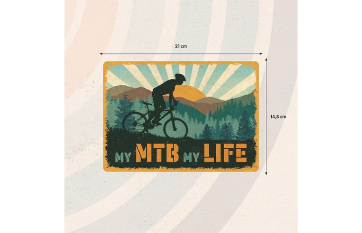 Plenty Gifts Sign Metal My MTB (h)