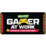 Sign Metal HL Gamer At Work