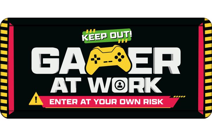 Plenty Gifts Sign Metal HL Gamer At Work