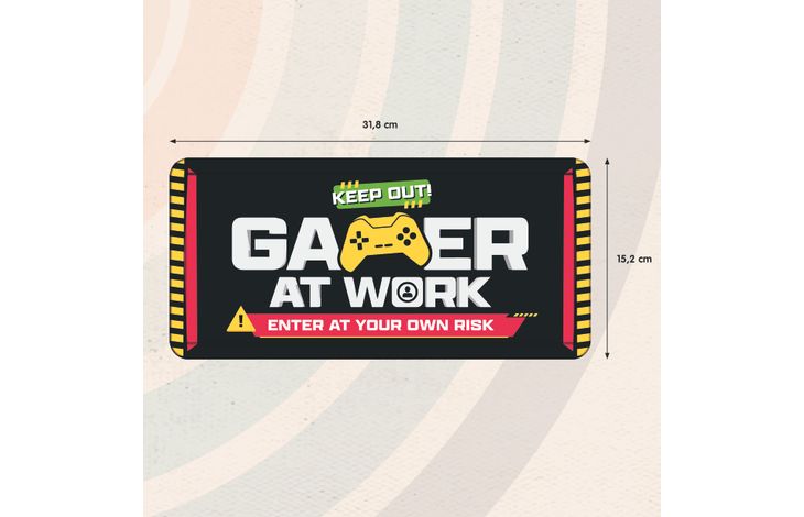 Plenty Gifts Sign Metal HL Gamer At Work