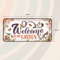 Plenty Gifts Sign Metal HL Welcome To My Garden