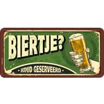 Bord Blik HL Biertje