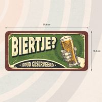 Plenty Gifts Bord Blik HL Biertje