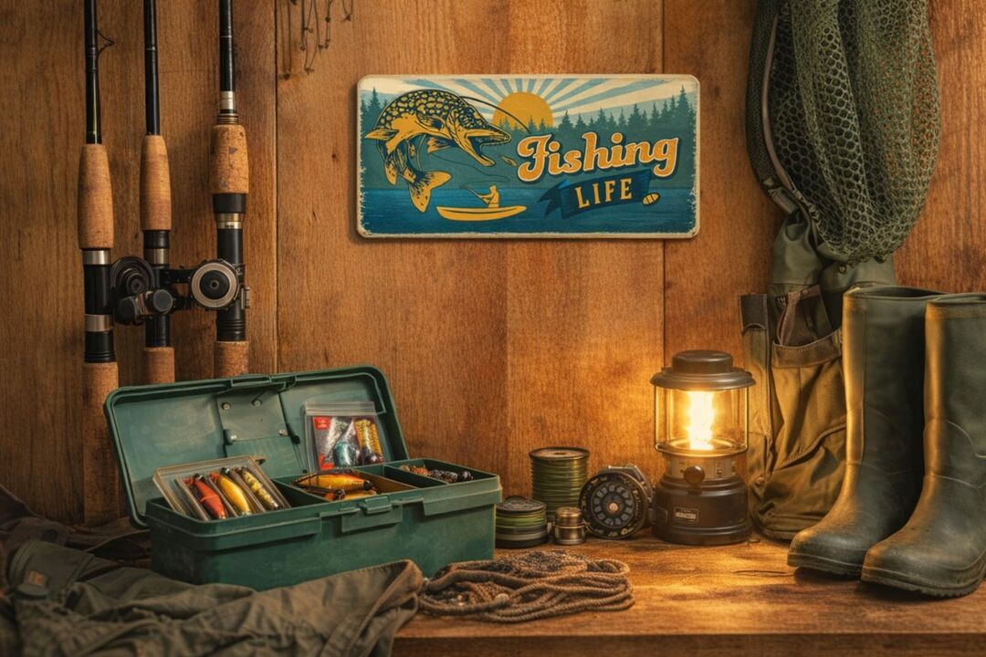 Plenty Gifts Bord blik HL Fishing Life