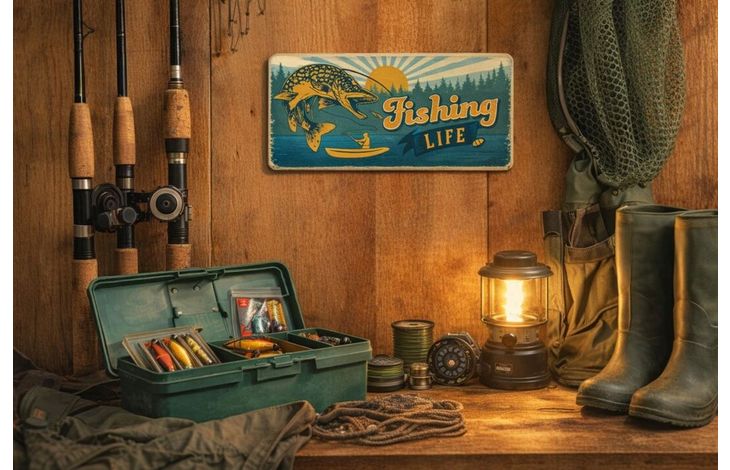 Plenty Gifts Bord blik HL Fishing Life