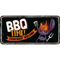 Plenty Gifts Sign Metal HL BBQ Time