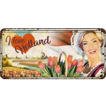 Sign Metal HL I Love Holland
