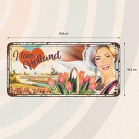 Plenty Gifts Sign Metal HL I Love Holland