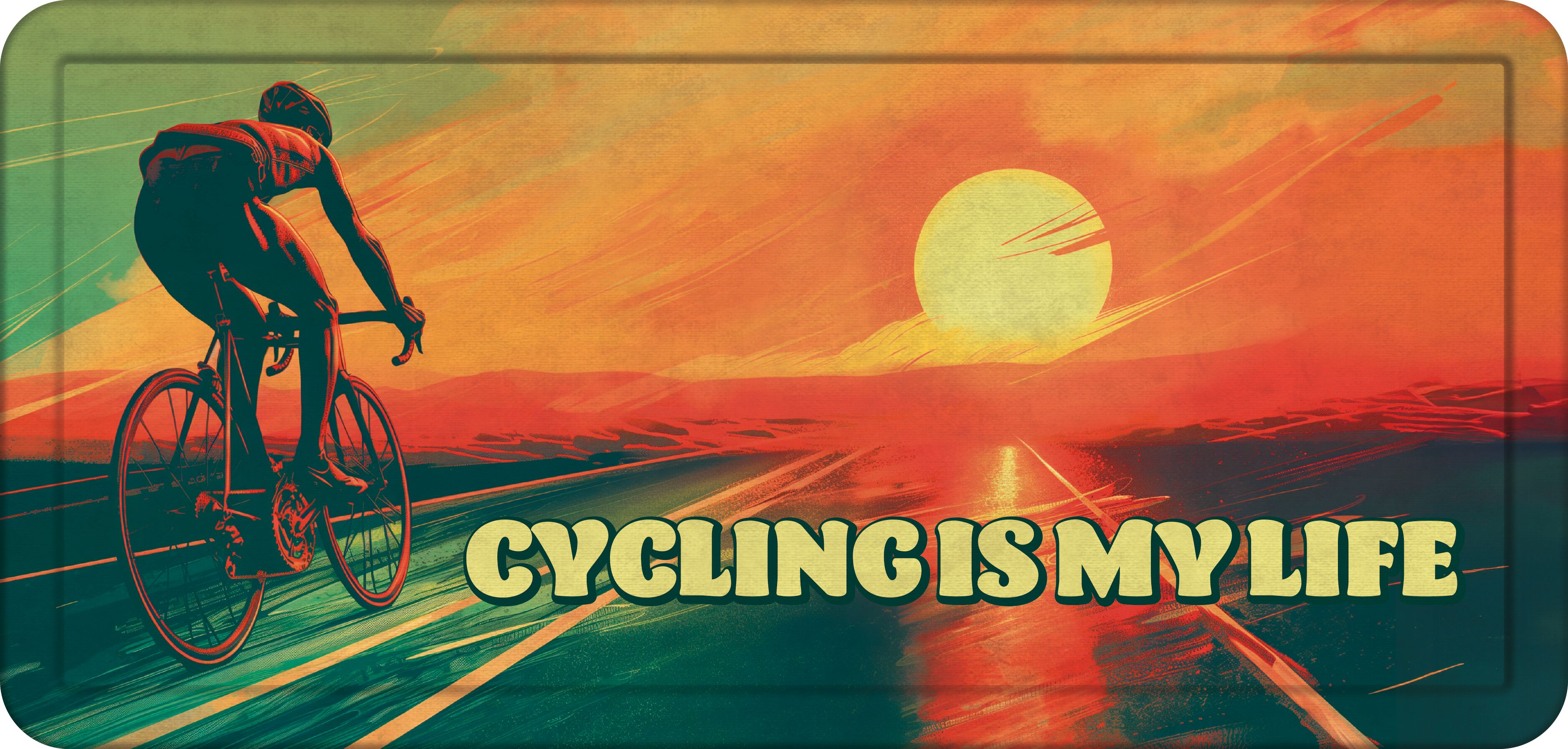 Plenty Gifts Sign Metal HL Cycling Is My Life