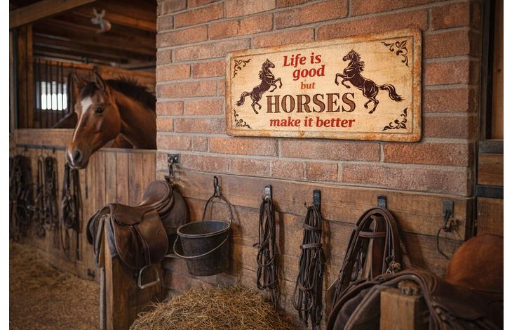 Plenty Gifts Bord blik HL Horses