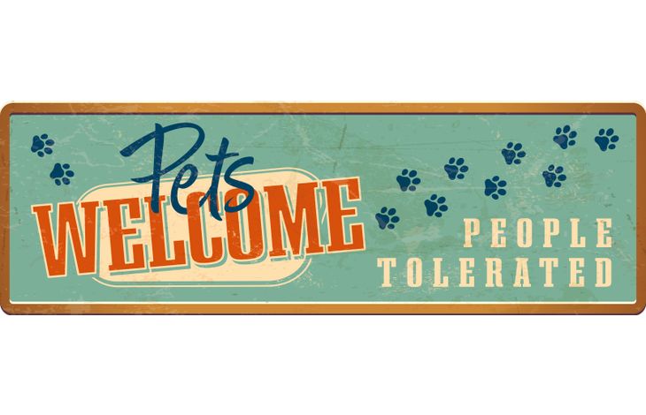 Plenty Gifts Sign Metal HM Pets Welcome