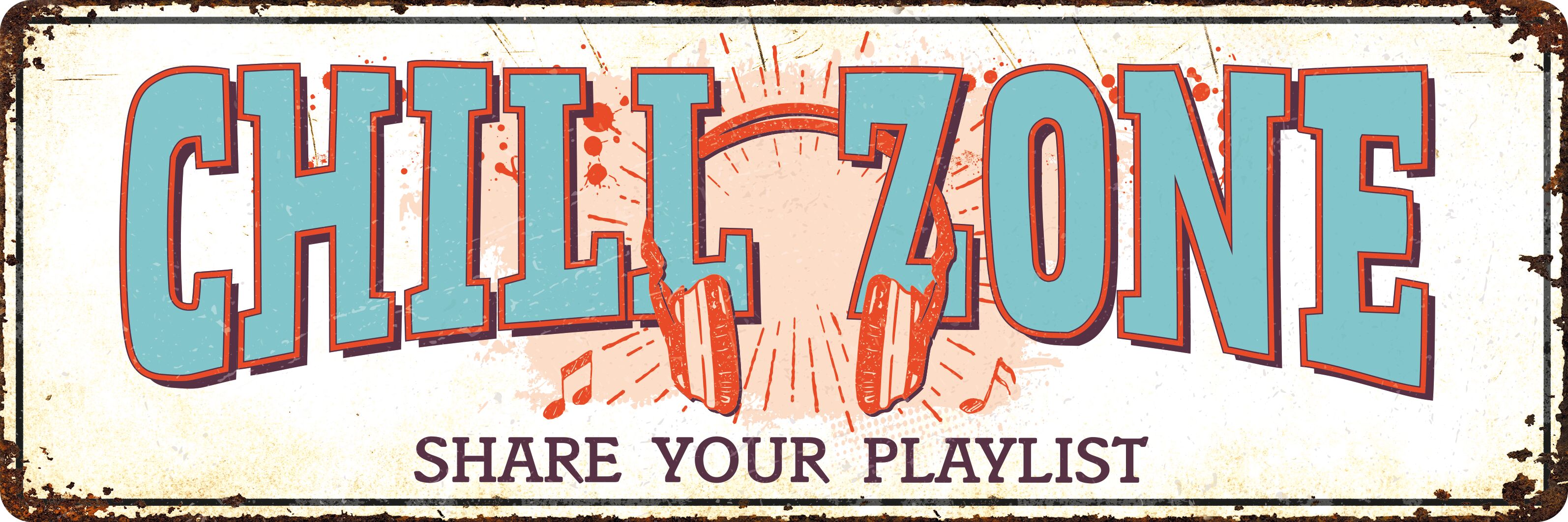 Plenty Gifts Sign Metal HM Chill Zone