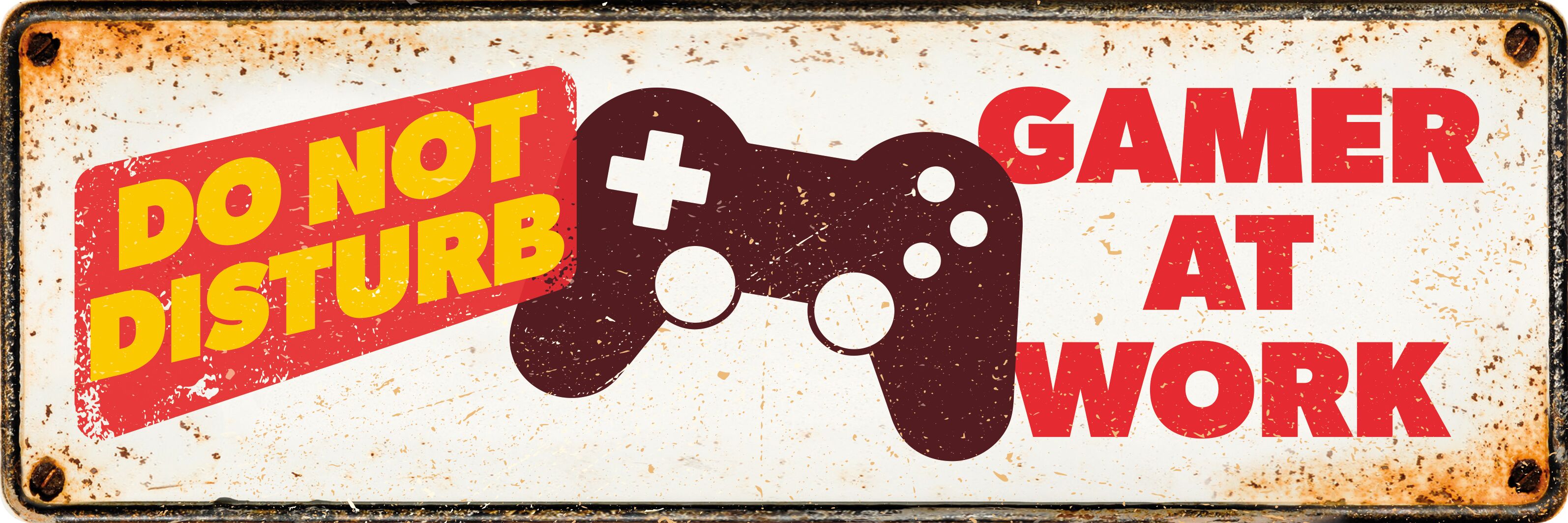 Plenty Gifts Sign Metal HM Gamer At Work